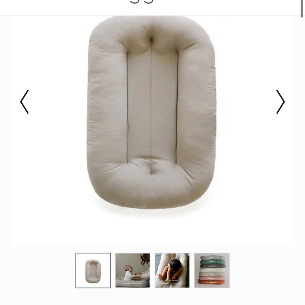 Snuggle Me Organic Infant Lounger